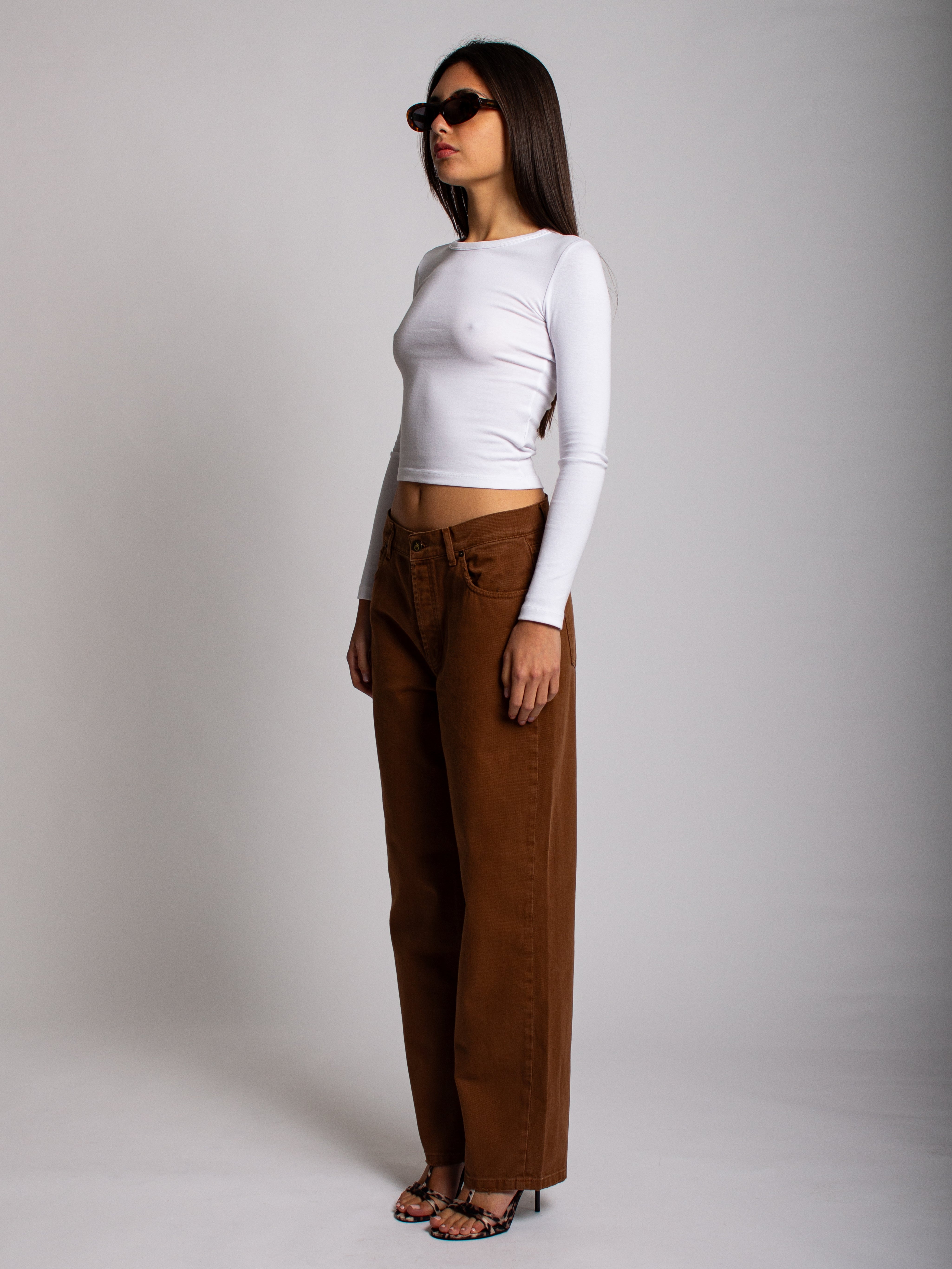 Jeans Twiggy Cammello