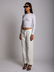 Jeans Twiggy White