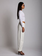 Jeans Twiggy White