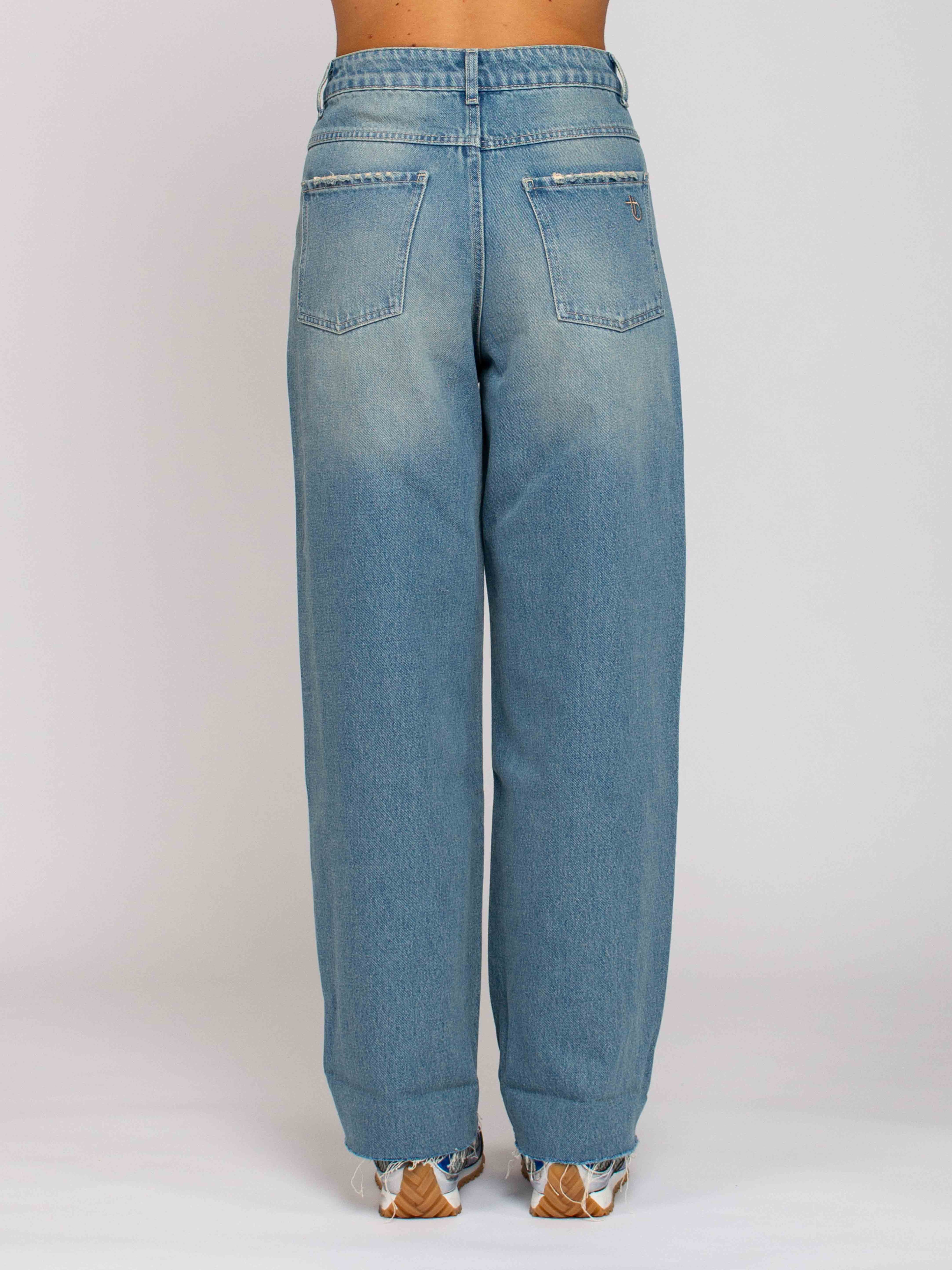 Sophia Vita Alta Barrel - Denim Scuro