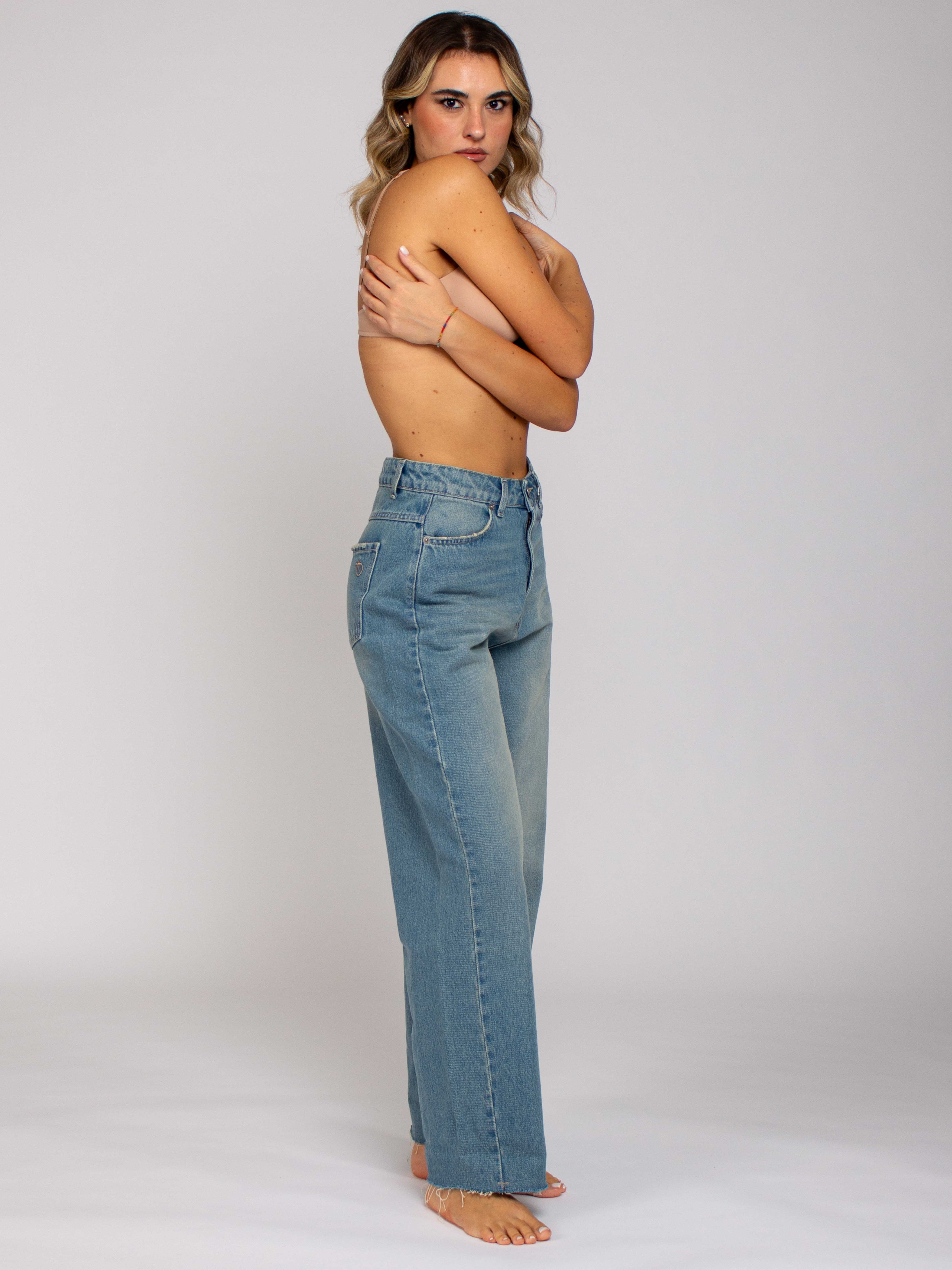 Sophia Vita Alta Barrel - Denim Scuro