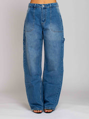Carpenter Vita Alta Barrel - Denim Scuro