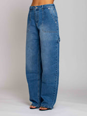 Carpenter Vita Alta Barrel - Denim Scuro