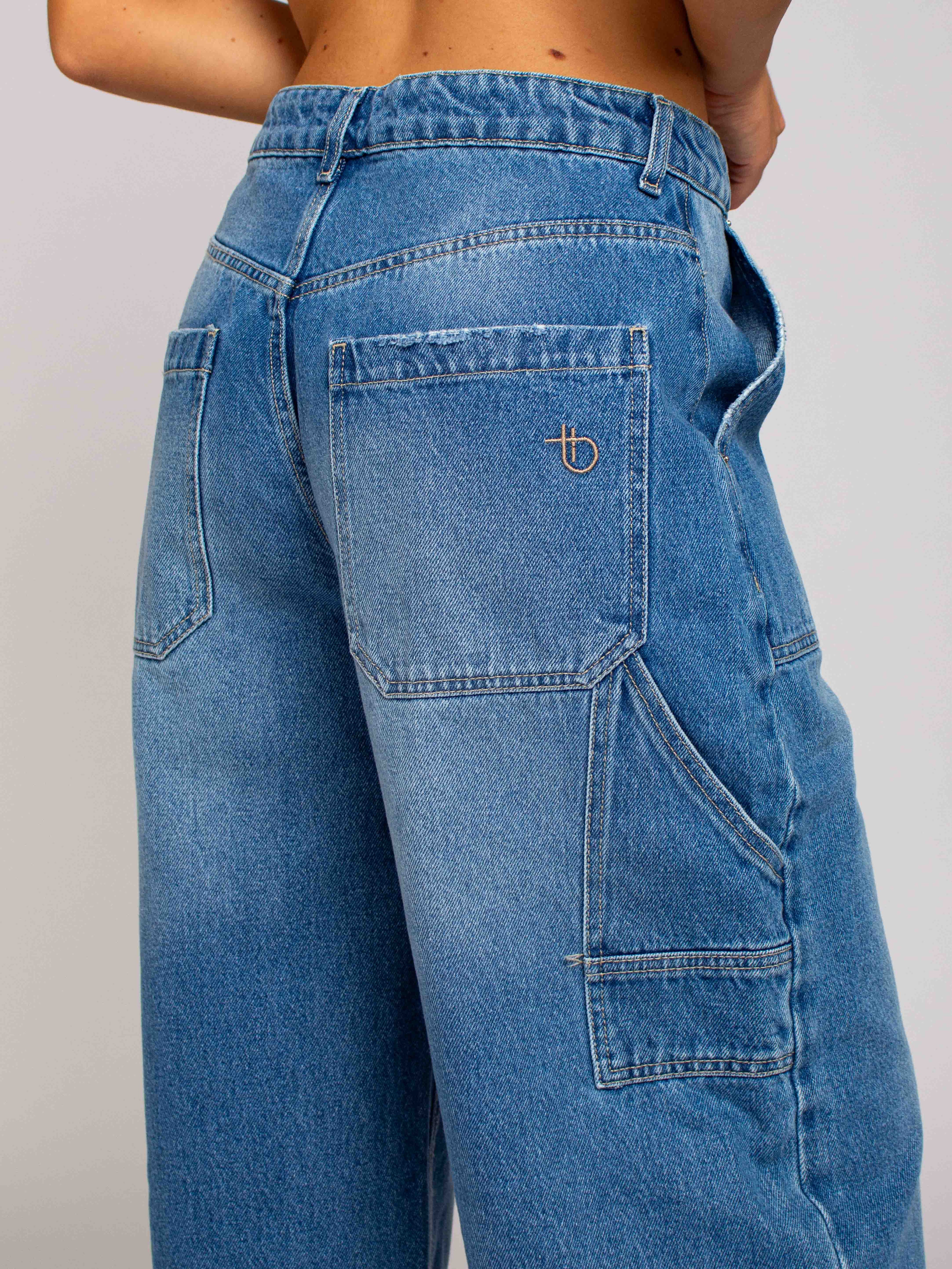 Carpenter Vita Alta Barrel - Denim Scuro