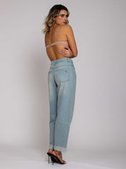 Sophia Vita Alta Barrel - Denim Chiaro