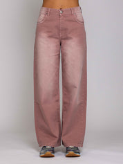 Emma Vita Media Gamba Ampia - Denim Rosé