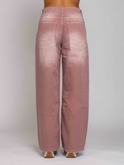 Emma Vita Media Gamba Ampia - Denim Rosé