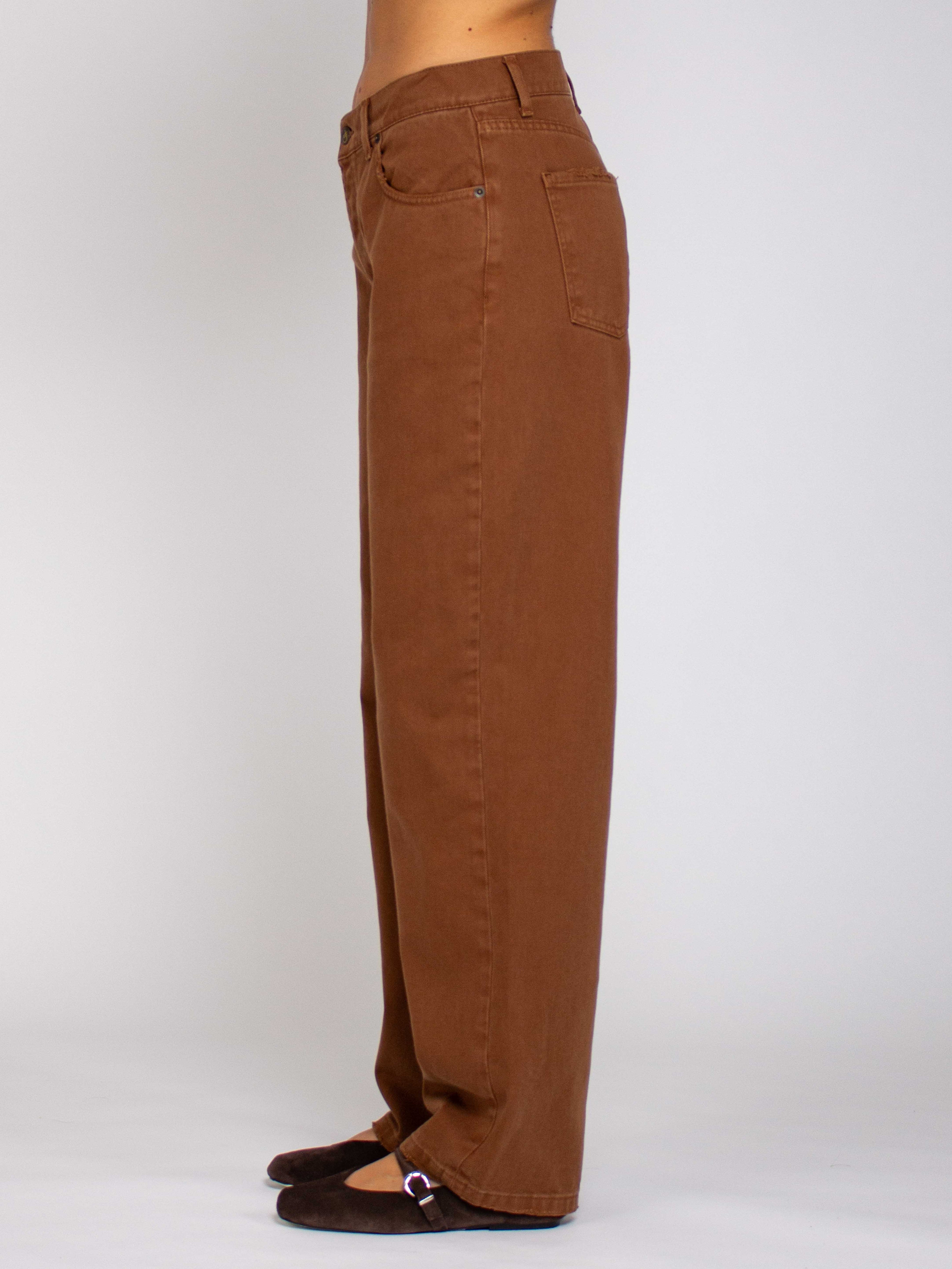 Twiggy Vita Alta Boyfriend - Denim Cammello