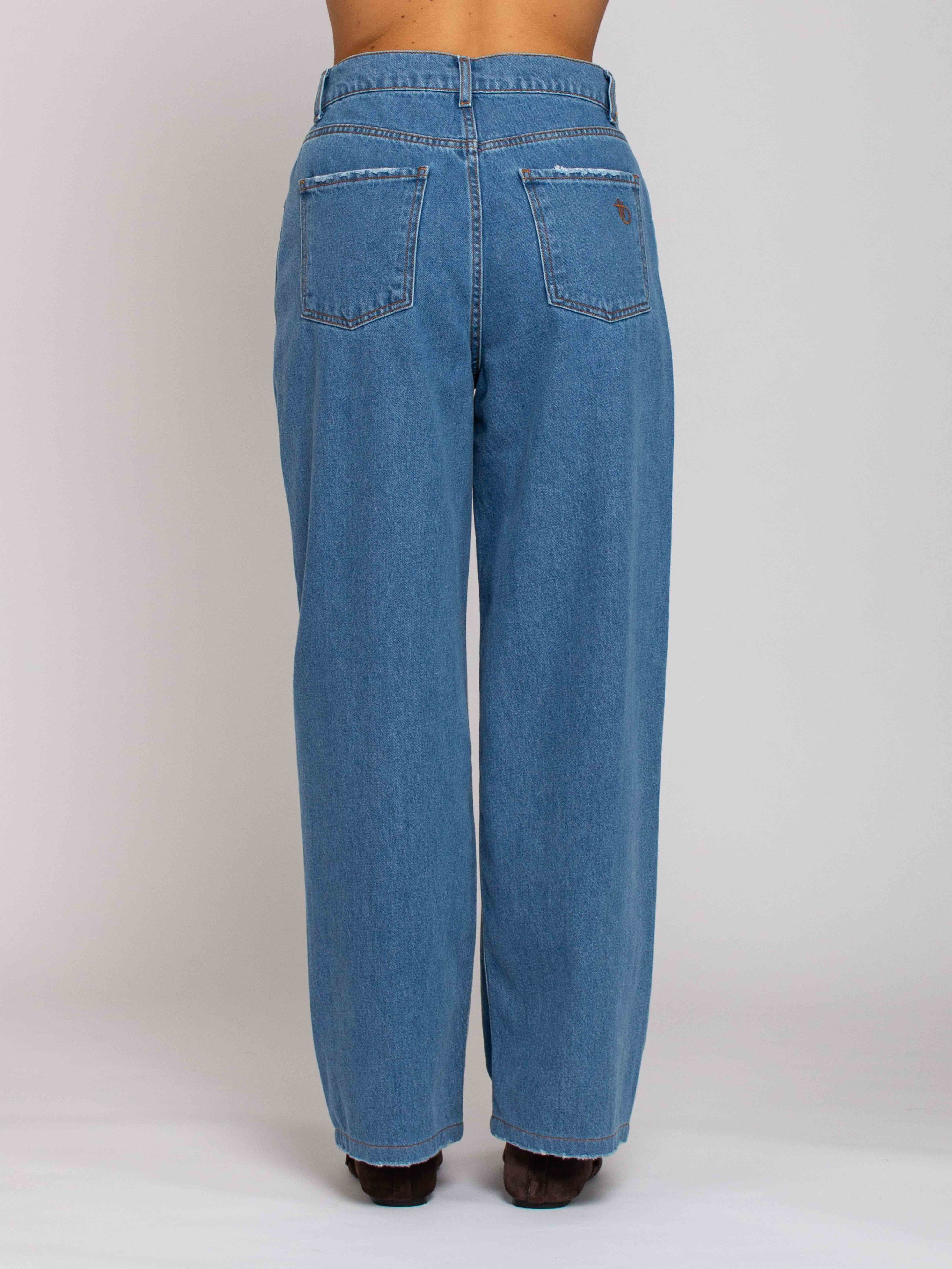 Grace Vita Alta Boyfriend - Denim Scuro