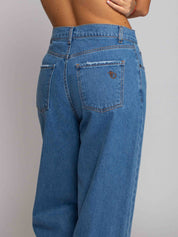 Grace Vita Alta Boyfriend - Denim Scuro