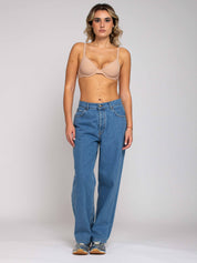 Grace Vita Alta Boyfriend - Denim Scuro