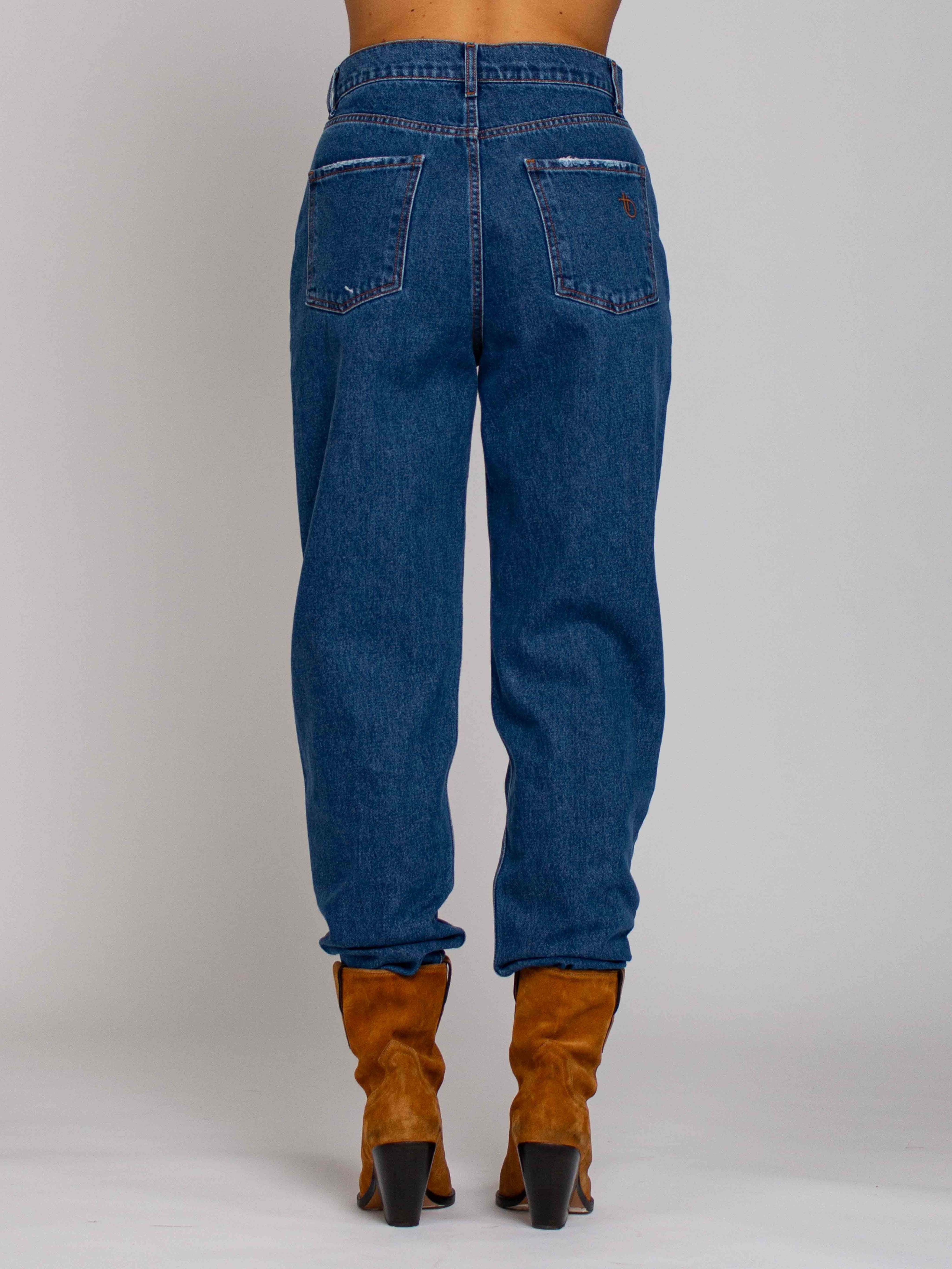Diana Vita Alta Boyfriend - Denim Chiaro