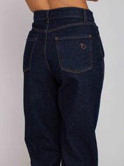 Diana Vita Alta Boyfriend - Denim Scuro