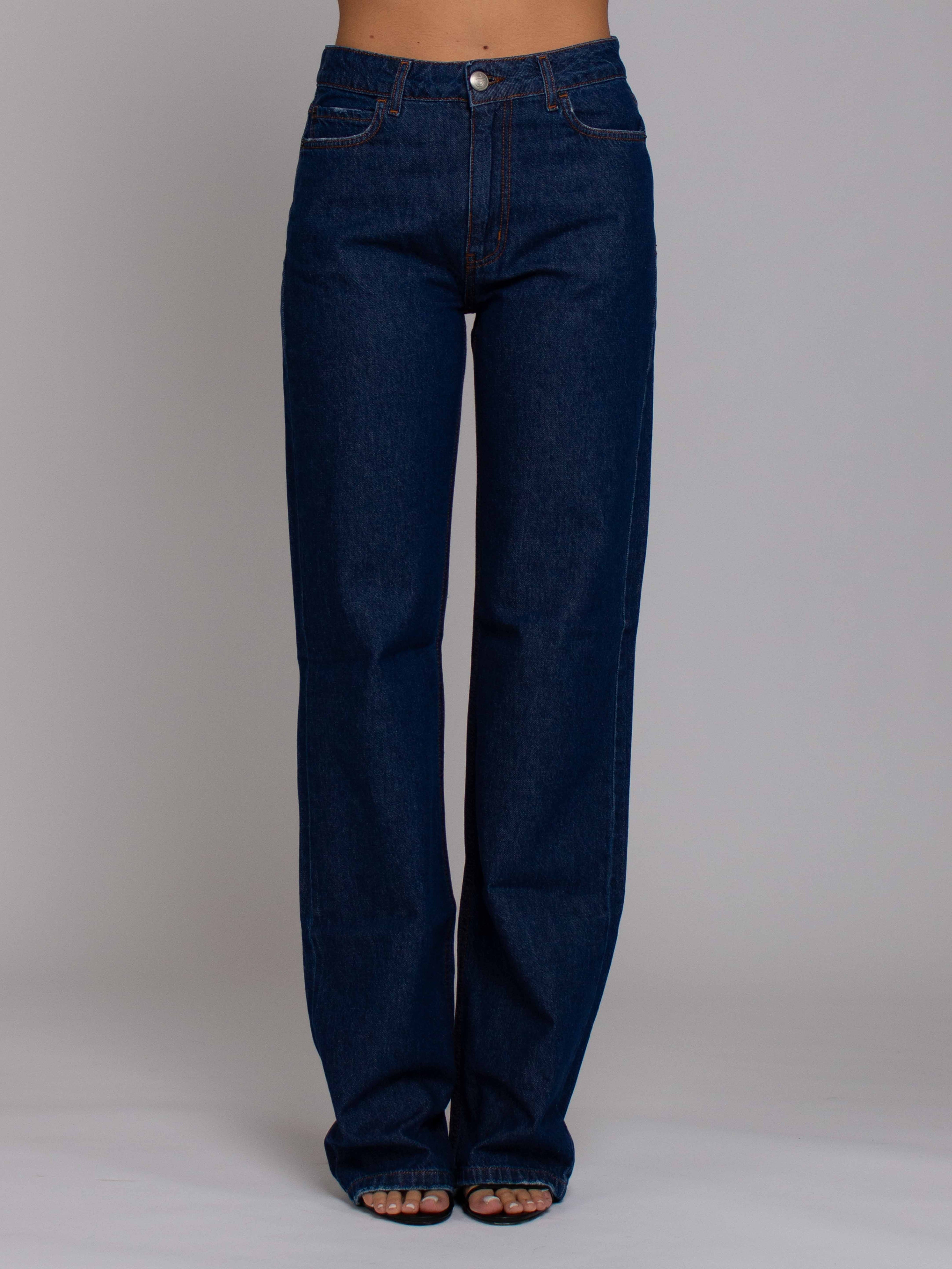 Kate Vita Alta Relaxed - Denim Scuro