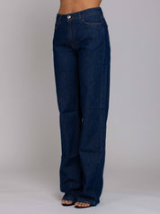 Kate Vita Alta Relaxed - Denim Scuro