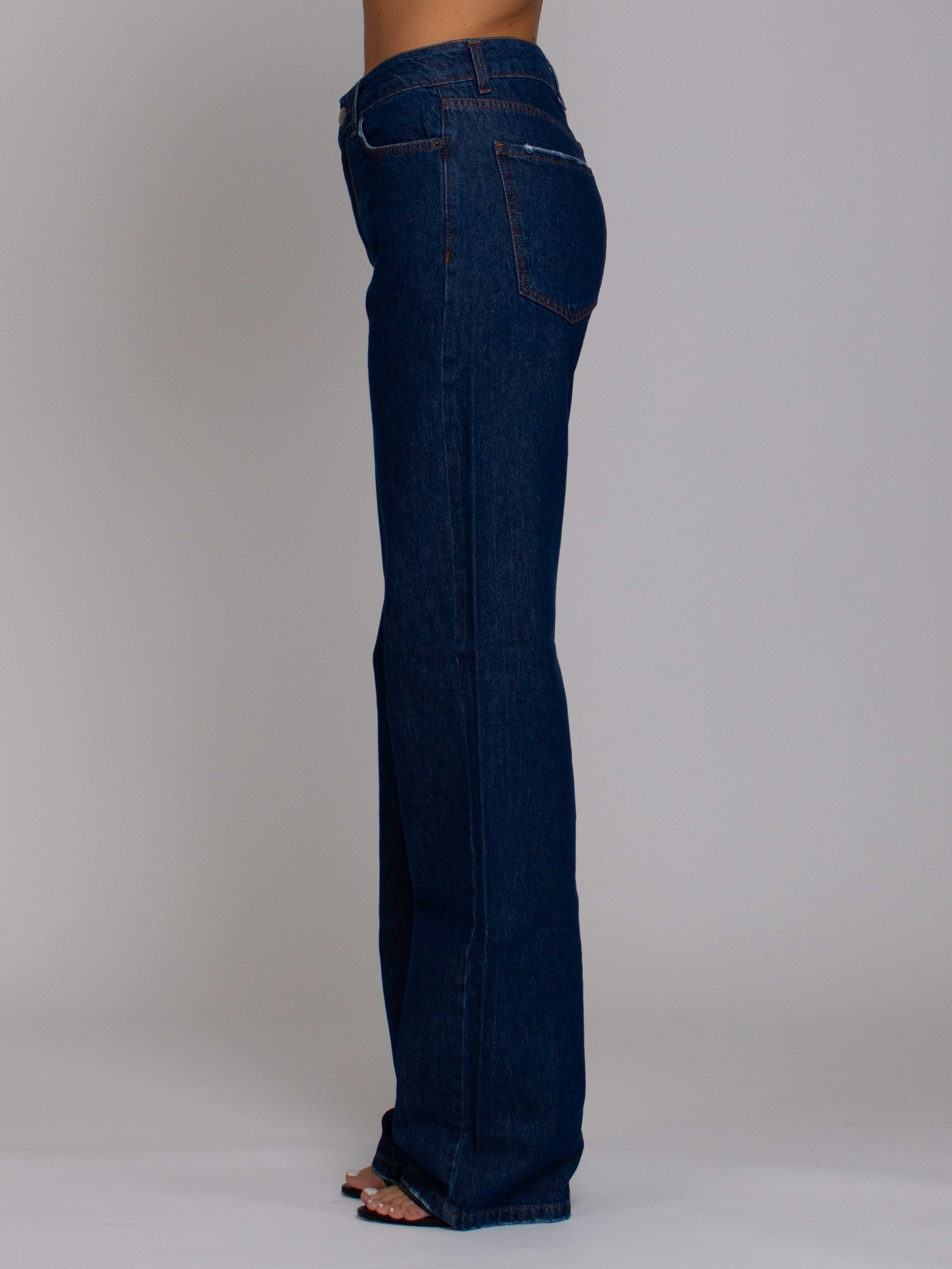 Kate Vita Alta Relaxed - Denim Scuro
