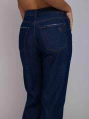 Kate Vita Alta Relaxed - Denim Scuro