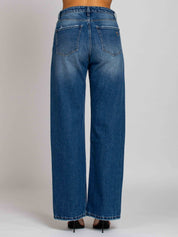 Emily Vita Media Gamba Dritta - Denim Scuro