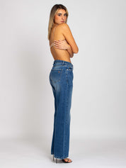 Emily Vita Media Gamba Dritta - Denim Scuro