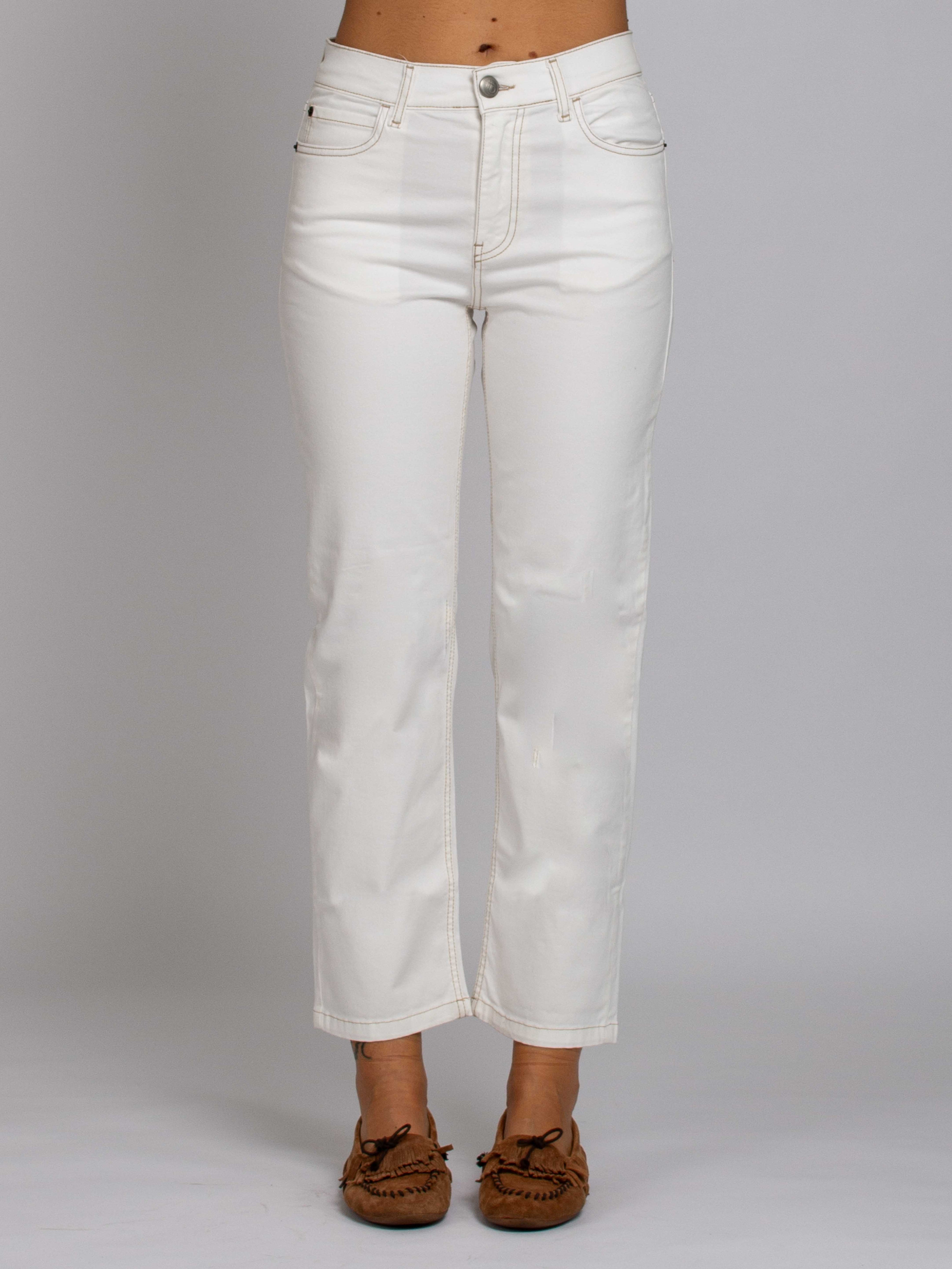 Coco Vita Media Gamba Dritta - Denim Avorio