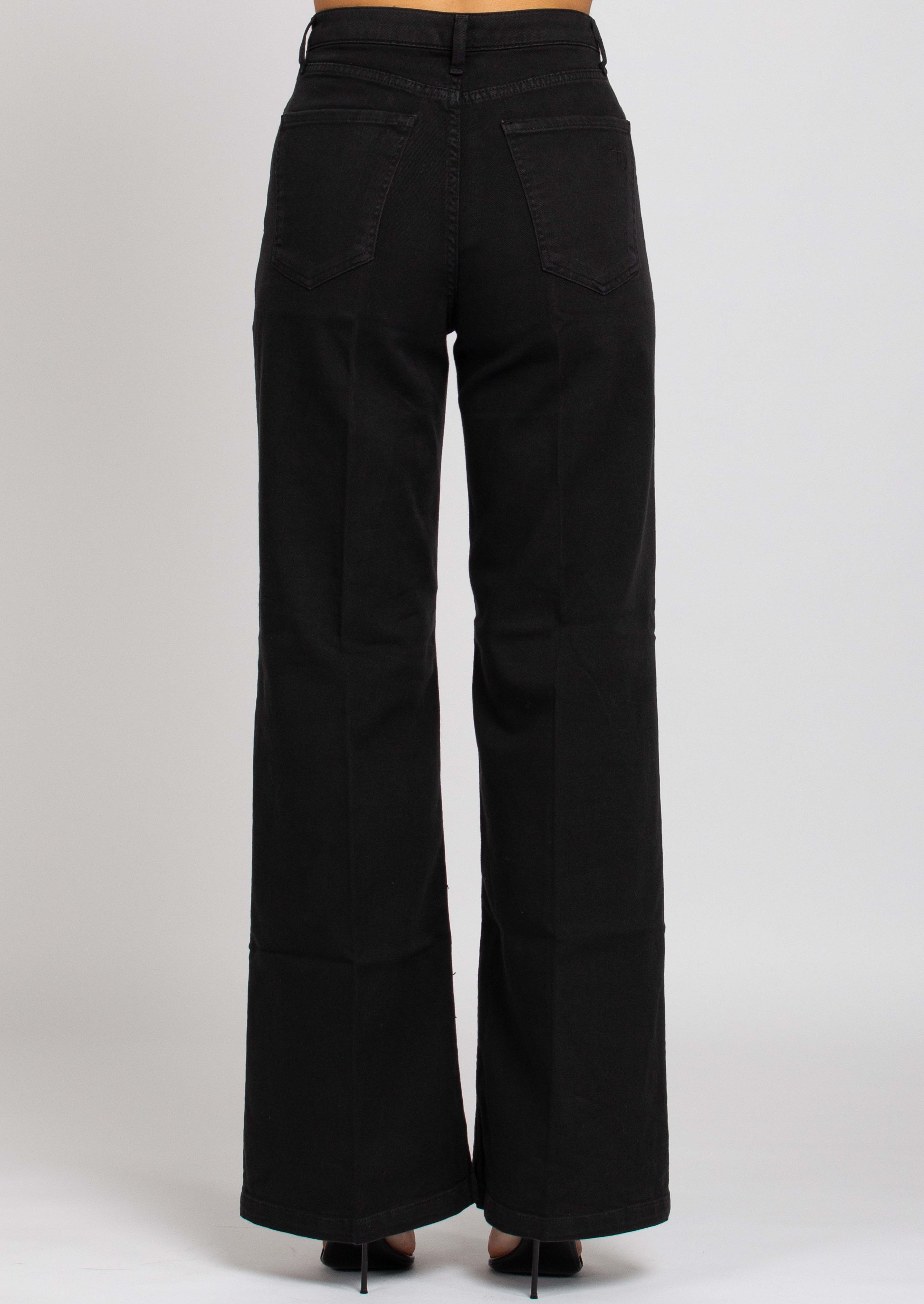 Jane Vita Alta Gamba Dritta - Denim Black