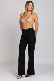 Jane Vita Alta Gamba Dritta - Denim Black