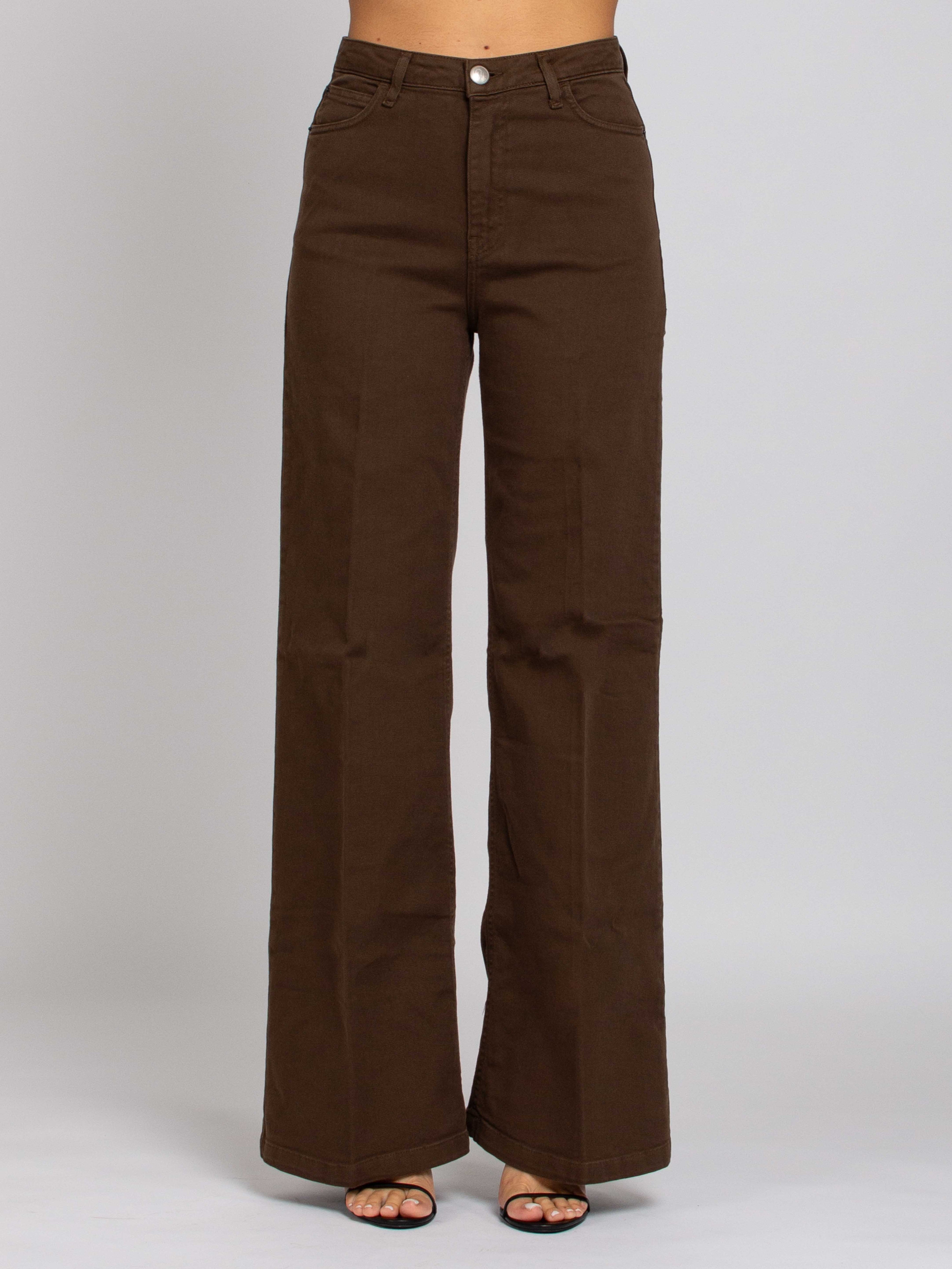 Jane Vita Alta Gamba Dritta - Denim Moro