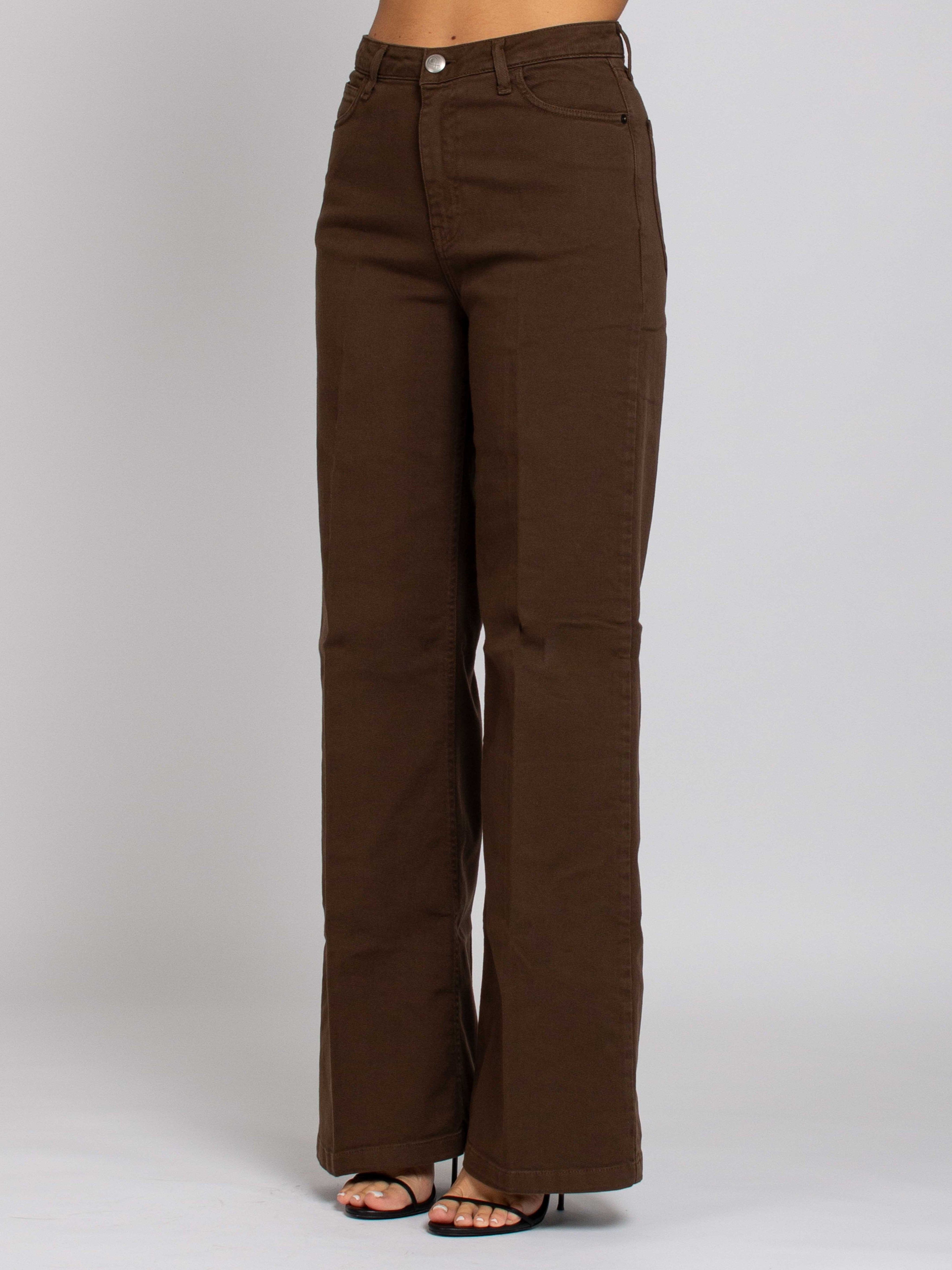 Jane Vita Alta Gamba Dritta - Denim Moro