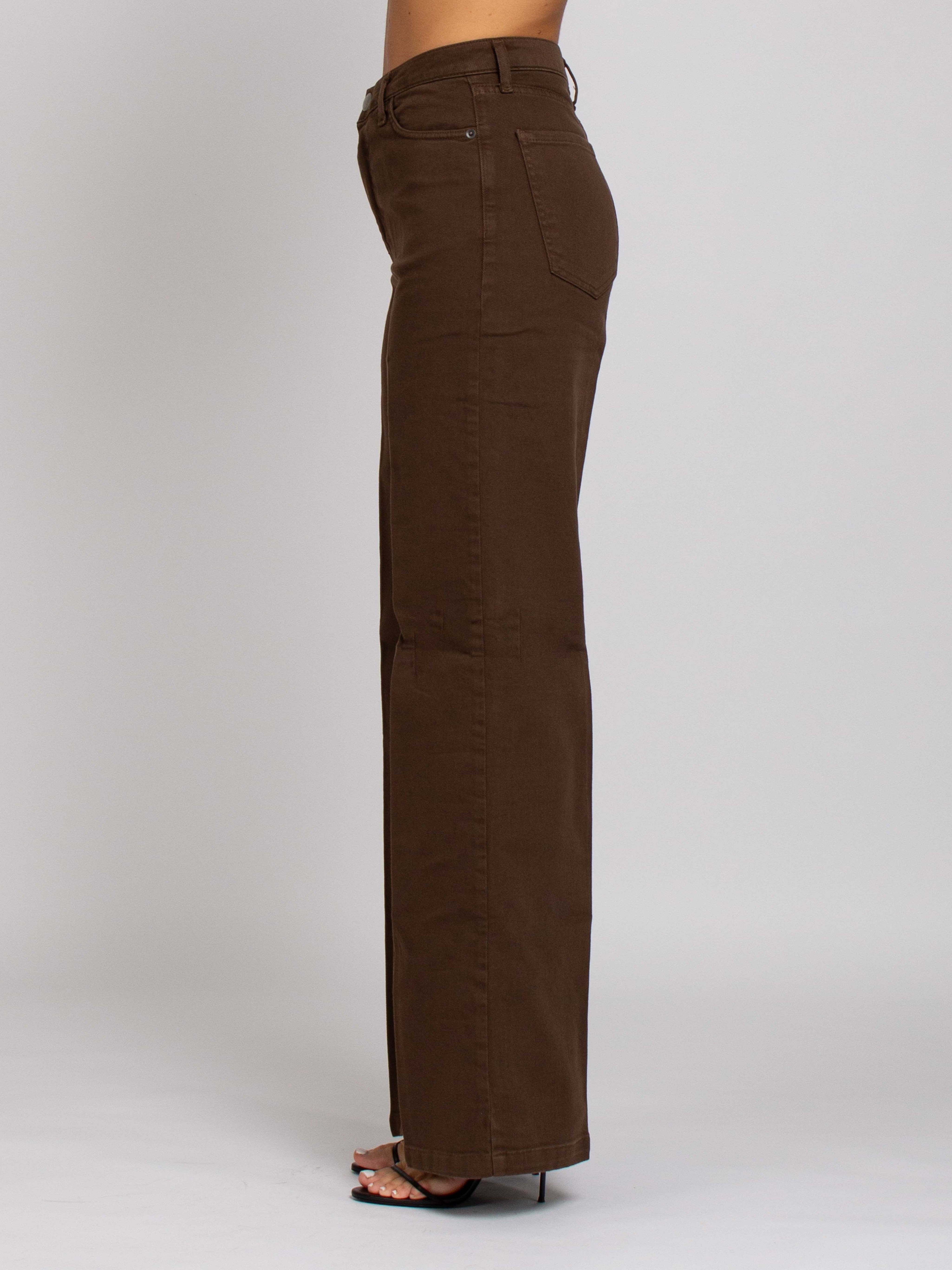 Jane Vita Alta Gamba Dritta - Denim Moro