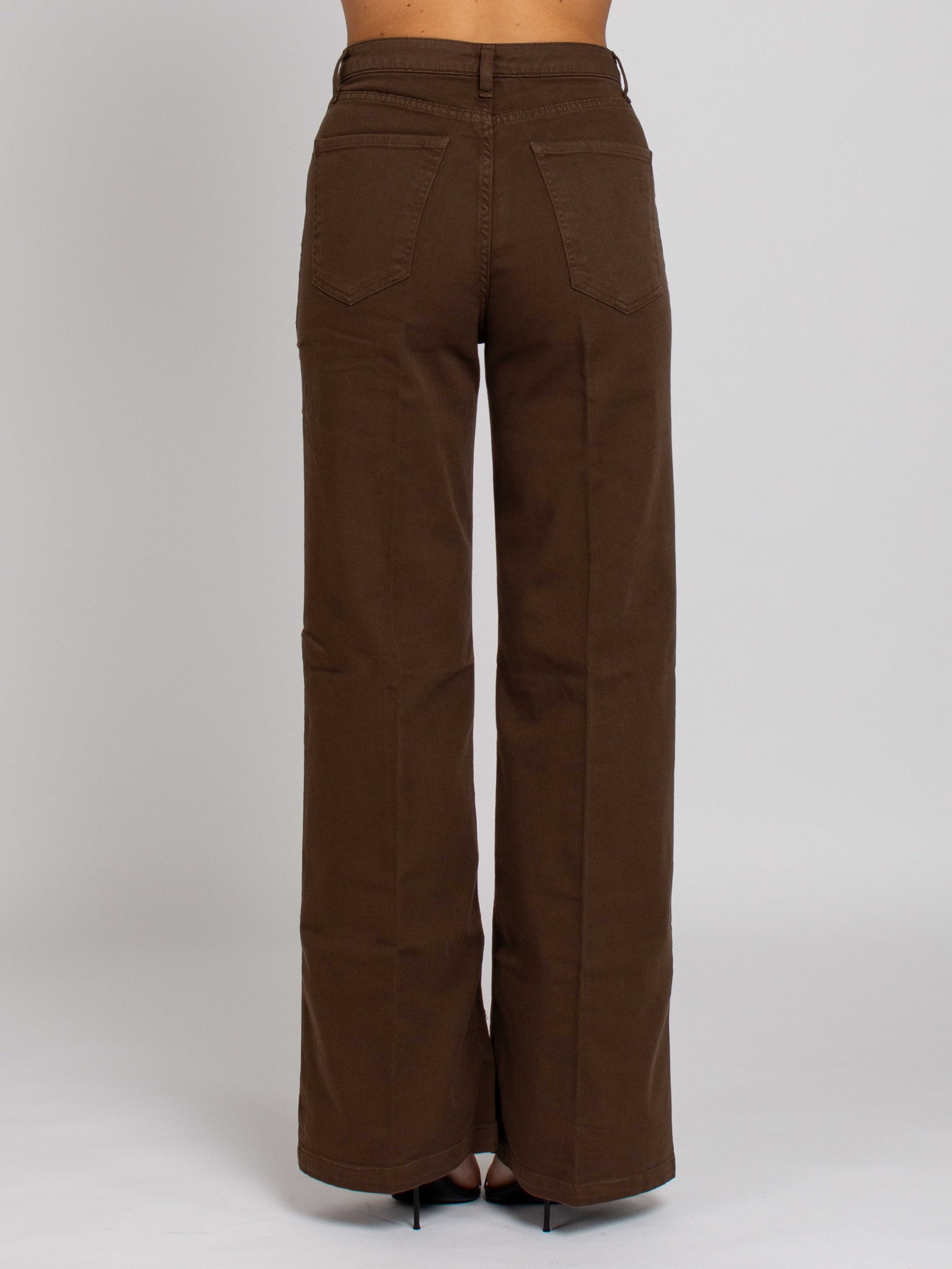 Jane Vita Alta Gamba Dritta - Denim Moro