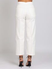 Carolyn Vita Alta Gamba Dritta - Denim White