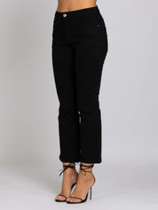 Anna Vita Media Push Up - Denim Black
