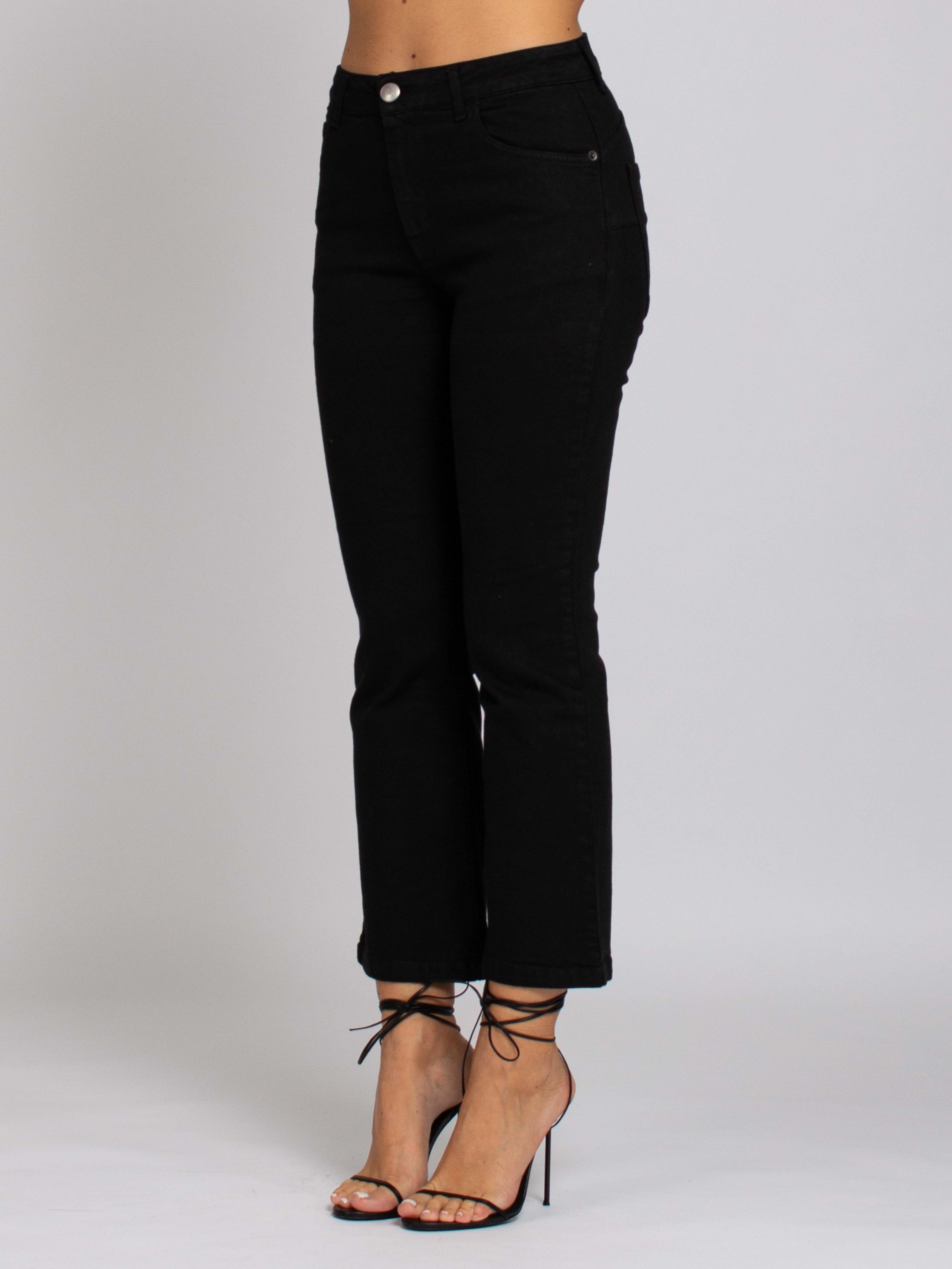 Anna Vita Media Push Up - Denim Black