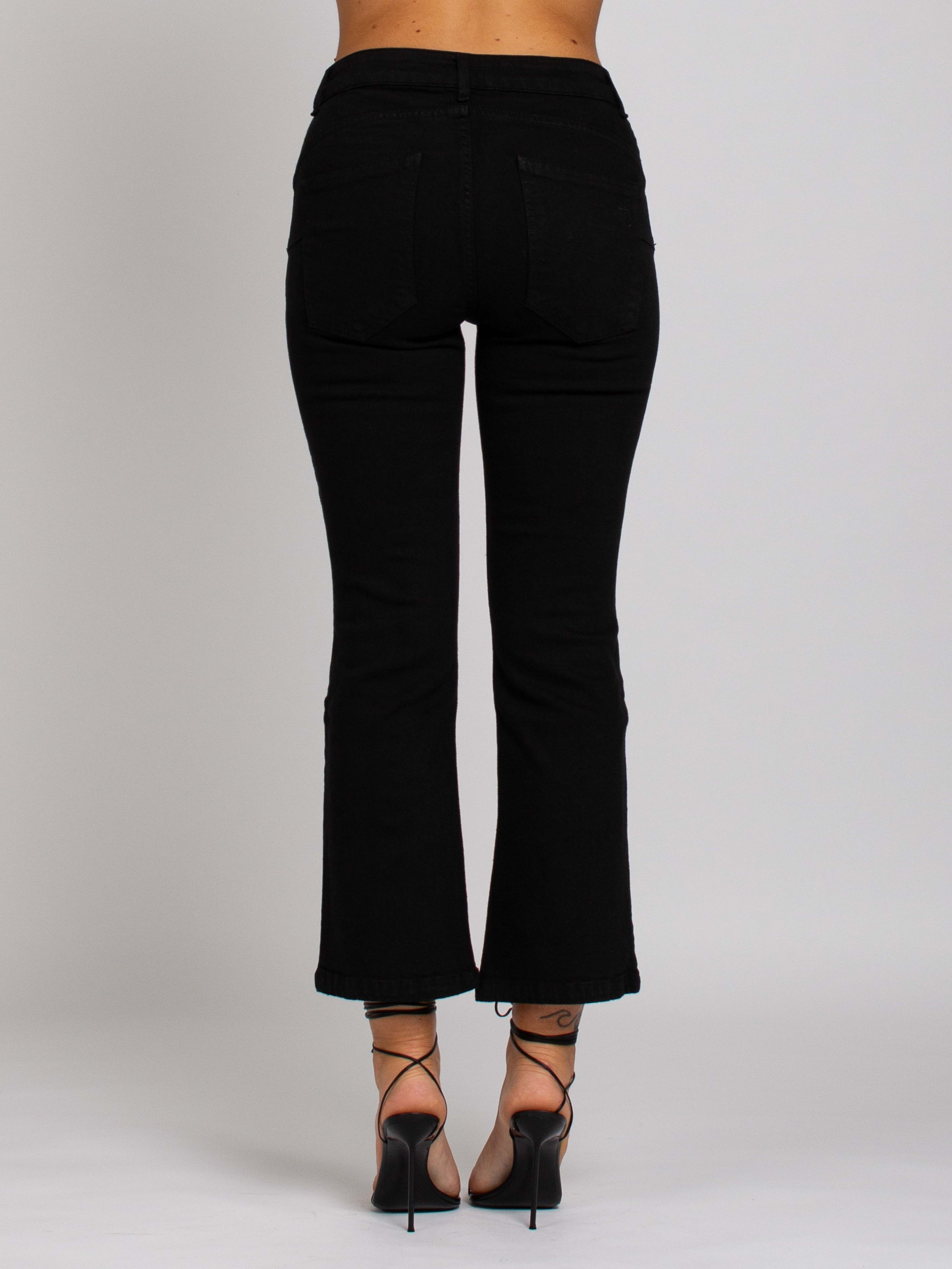 Anna Vita Media Push Up - Denim Black