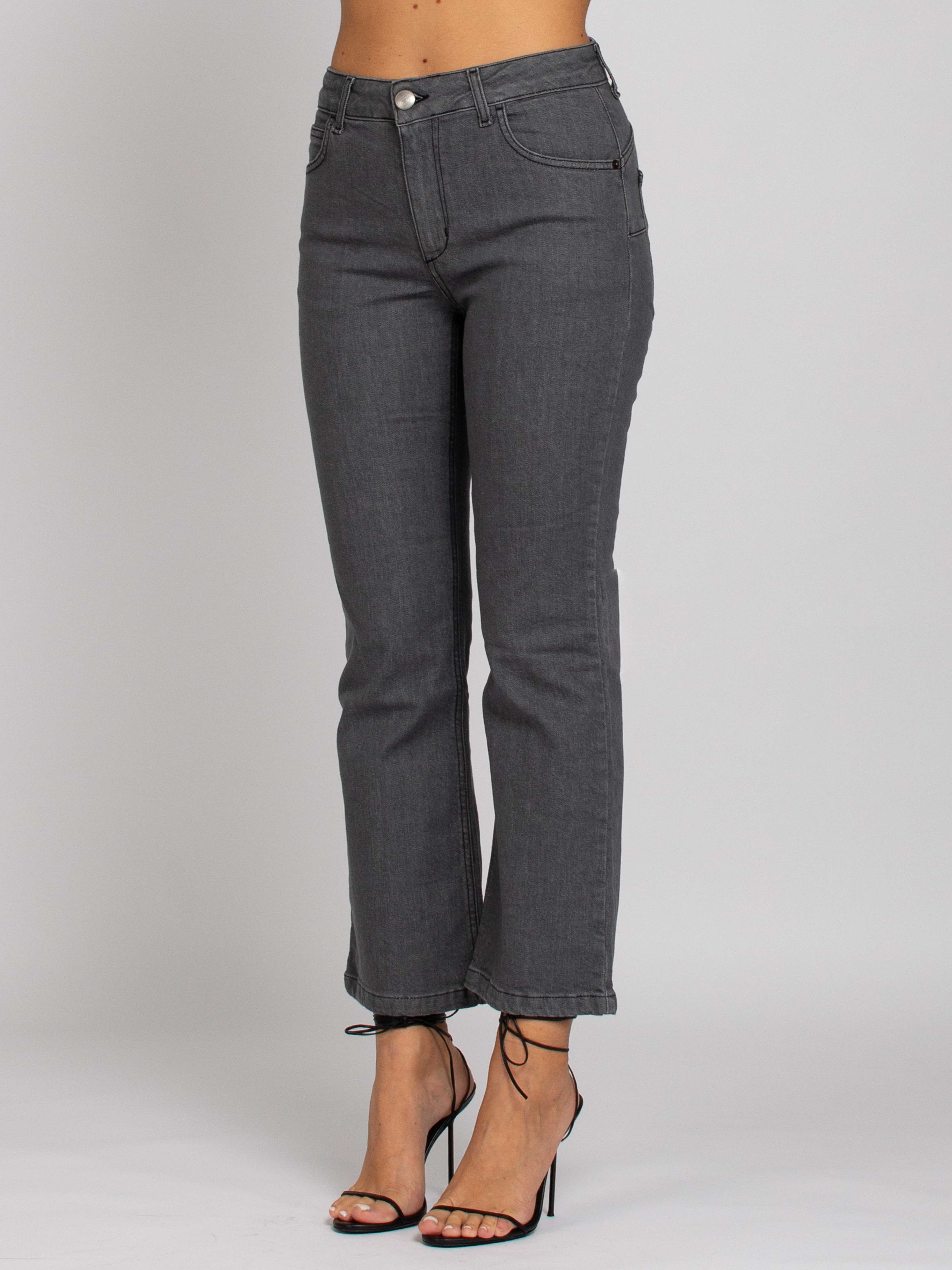 Anna Vita Media Push Up - Denim Grey