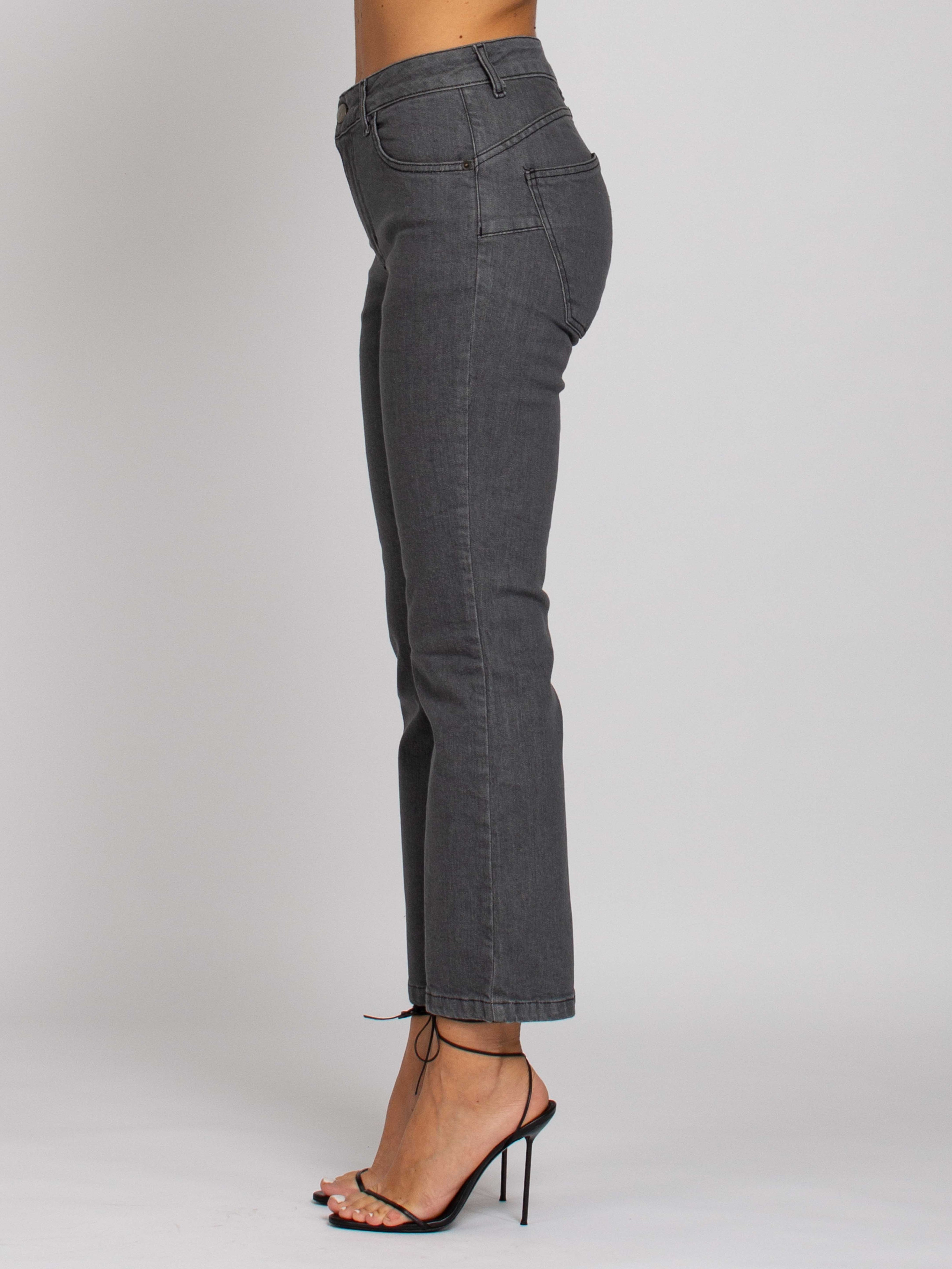 Anna Vita Media Push Up - Denim Grey