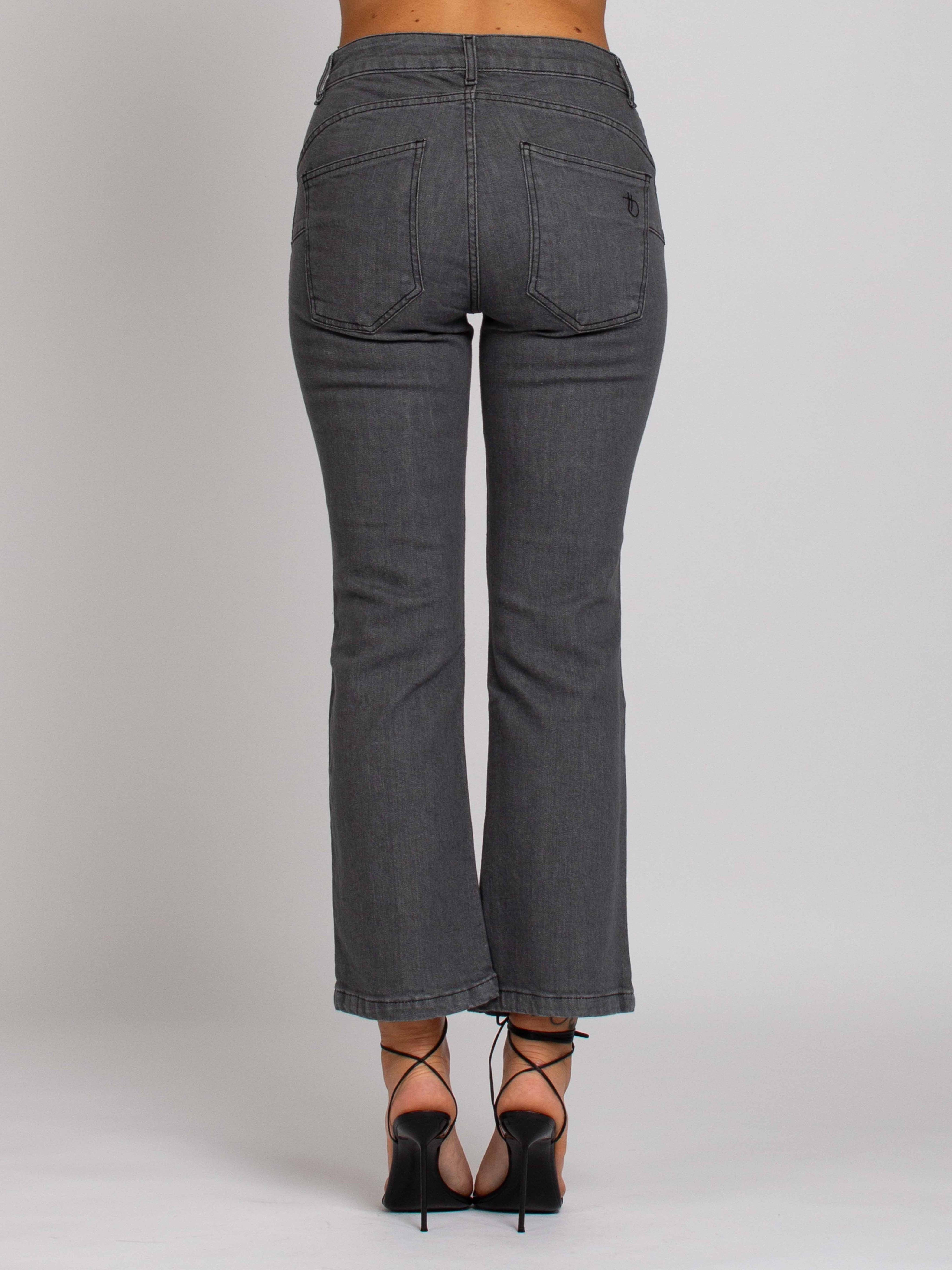 Anna Vita Media Push Up - Denim Grey