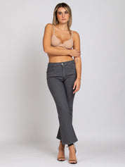 Anna Vita Media Push Up - Denim Grey