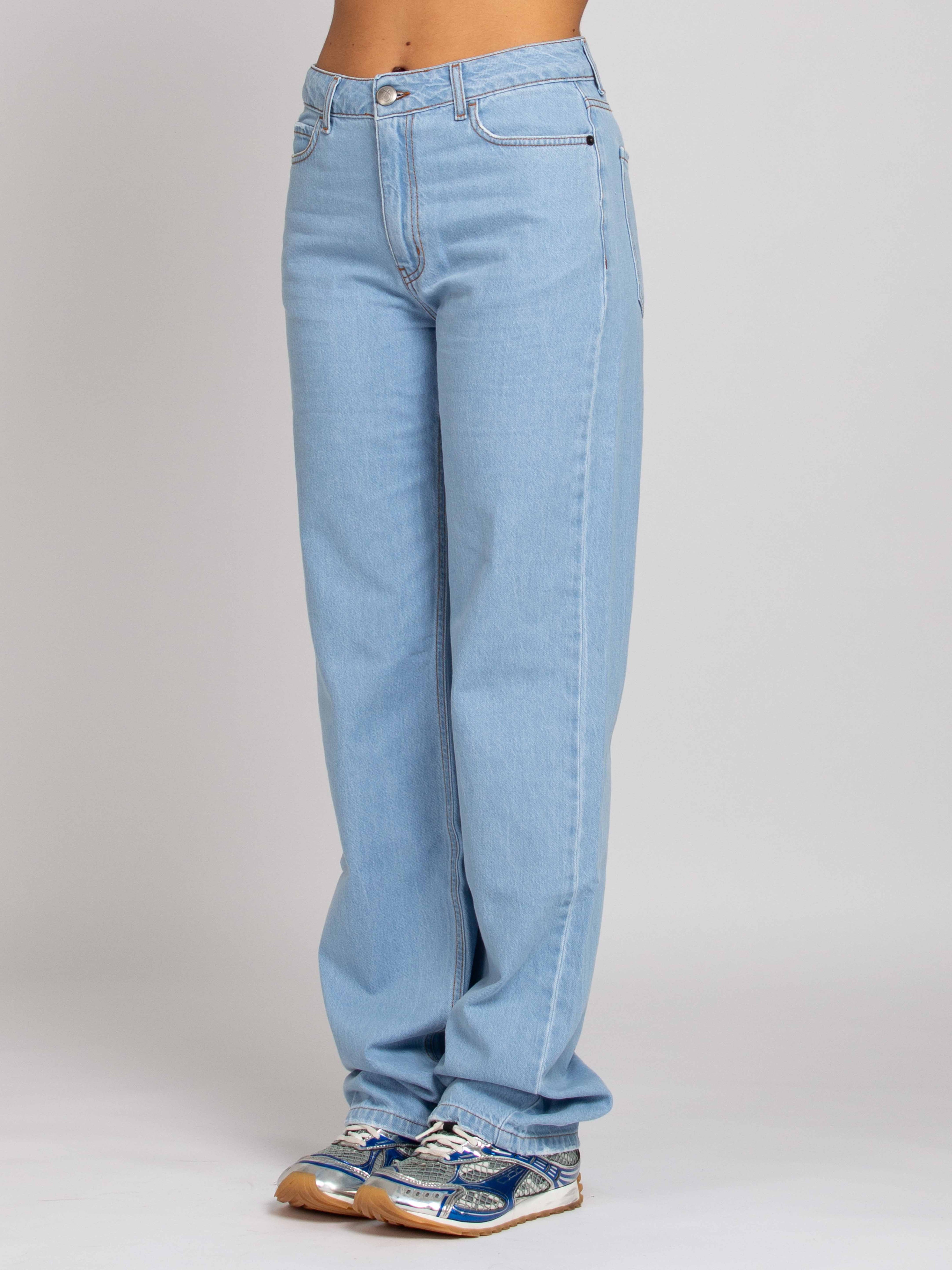 Kate Vita Alta Relaxed - Denim Chiaro