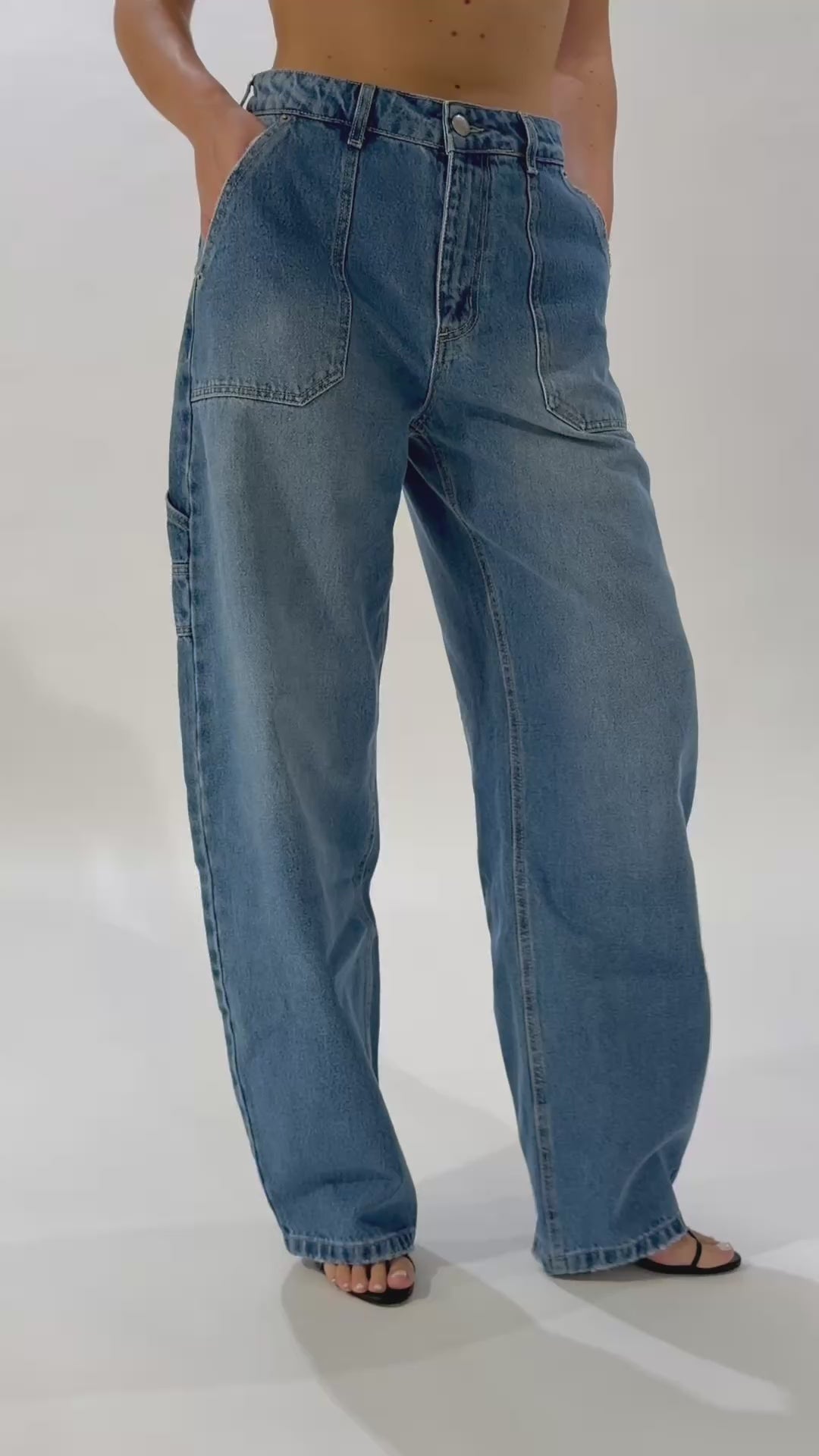 Carpenter Vita Alta Barrel - Denim Scuro
