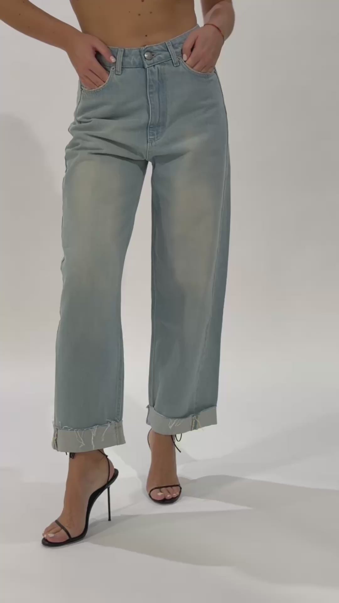 Sophia Vita Alta Barrel - Denim Chiaro