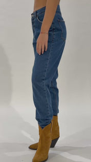 Diana Vita Alta Boyfriend - Denim Chiaro